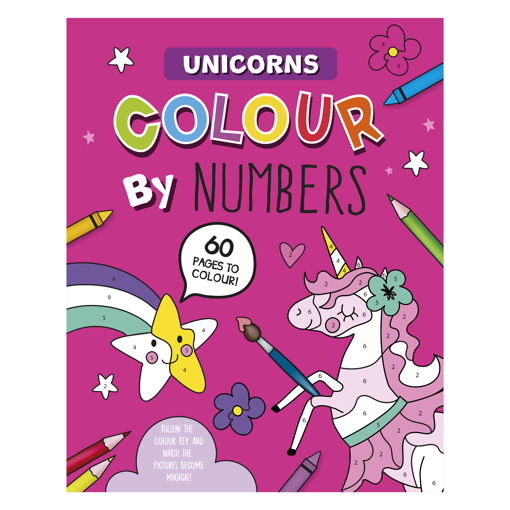 Picture of COLOUR BY NUMBERS UNICORN
